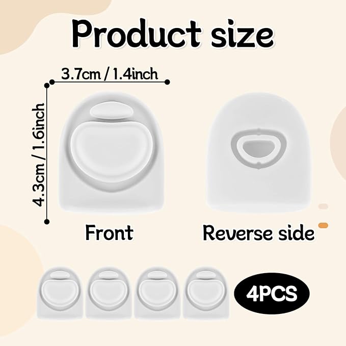 4pcs Replacement Stopper Seal Compatible with Owala FreeSip 24oz 32oz,Water Bottle Lid Insert Cap Silicone Seal Parts for Owala 16/19/24/32/40oz Spout Gasket Mouth piece Accessories F2 Frokolla