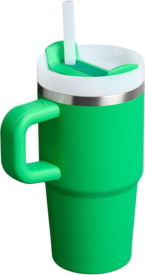 STANLEY Quencher H2.0 Tumbler with Handle and Straw 20 oz | Flowstate 3-Position Lid | Cup Holder Compatible for Travel | Insulated Stainless Steel Cup | BPA-Free | Meadow - Bloomnest