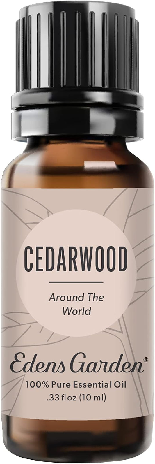 Edens Garden Cedarwood Around The World Essential Oil- 100% Pure Premium Grade, Undiluted, Natural, Therapeutic, Aromatherapy, The Best for Diffuser, Skin, Face, Hair 10 ml (.33 fl oz) - Bloomnest
