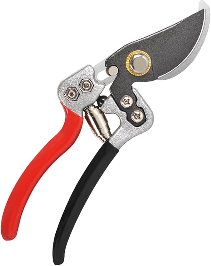 Ultra Sharp Germany Steel Pruning Shears - Cuts 3X Easier, Weak Hand Arthritis Snips, Rust-Resistant, Effortlessly 1-Inch Cut Capacity Garden Scissors, Ergonomic Handle (gt-05, 1) - Bloomnest