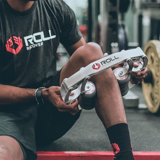 ROLL Recovery R8 (Alpine White) - Deep Tissue Massage Roller - Bloomnest