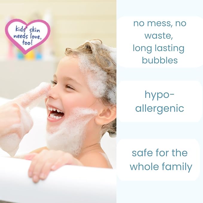 TruKid Bubble Podz Bubble Bath for Kids, Toddlers, & Babies, Tear Free Gentle & Refreshing Bath Bomb for Sensitive Skin with Natural Moisturizers, Non-Toxic, pH Balanced, Vanilla Scent (10 Podz) - Bloomnest