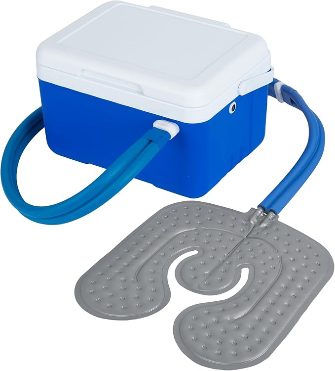 Ice Machine for Knee After Surgery, 9 Quarts Cold Therapy Machine Home Cryotherapy System for Post-Surgery Pain Relief, Compression Pad, Powerful Pump - Bloomnest