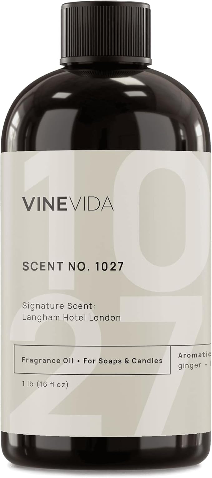 VINEVIDA Scent NO. 1027 Fragrance Oil for Cold Air Diffusers - 16oz (1lb) - Inspired by: Langham Hotel London Hotel Scents for Home - Diffuser Oil VINEVIDA