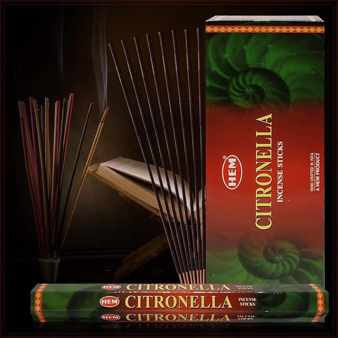 Citronella Incense Sticks and Incense Stick Holder Bundle Insence Insense Hem Incense Sticks TRUMIRI