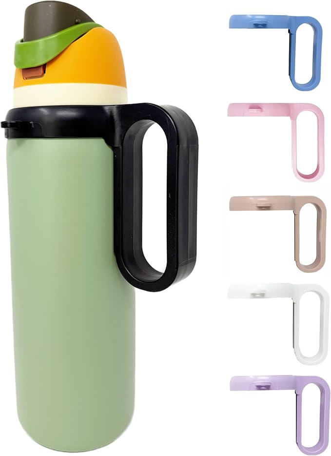 Bottle Handle for Owala FreeSip 24oz 32oz 40oz – Strong Plastic Water Bottle Holder, Durable Easy Carry Accessory for Running, Jogging, Gym, Hiking, and Drinking While Driving & More OneMissionX