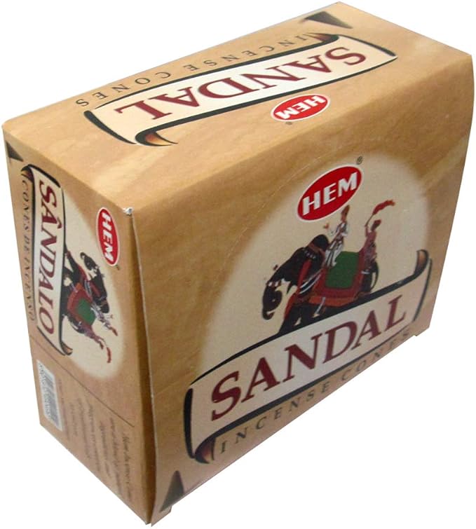 Sandal Incense Cones and Cone Incense Burner Bundle Insence Insense Hem Incense TRUMIRI