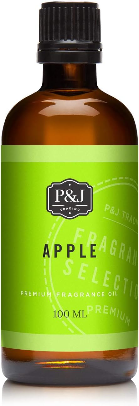 P&J Fragrance Oil | Apple Oil 100ml - Candle Scents for Candle Making, Freshie Scents, Soap Making Supplies, Diffuser Oil Scents - Bloomnest