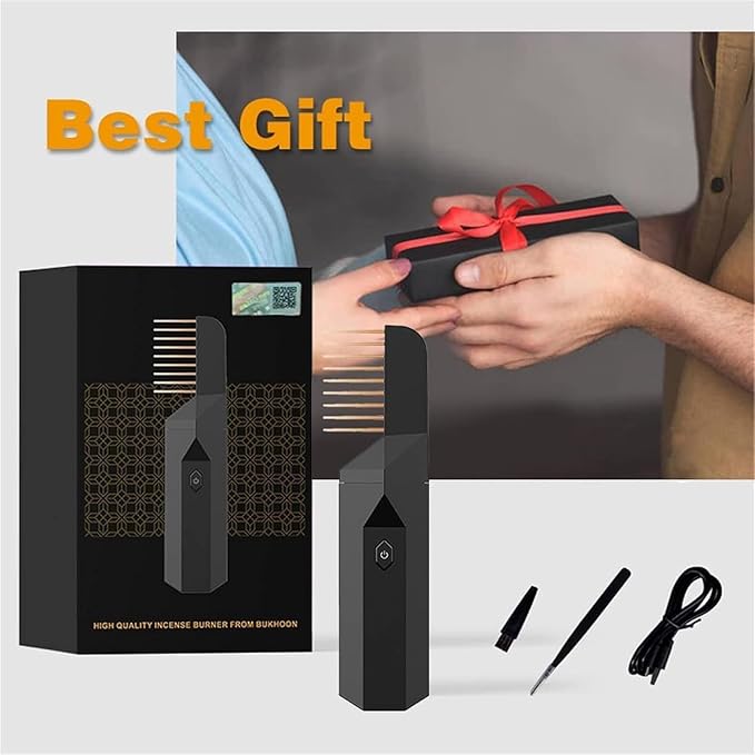 Electric Incense Burner Handheld Portable Incense Burner Muslim Ramadan Aroma Diffuser Suitable for Car and Home - Bloomnest