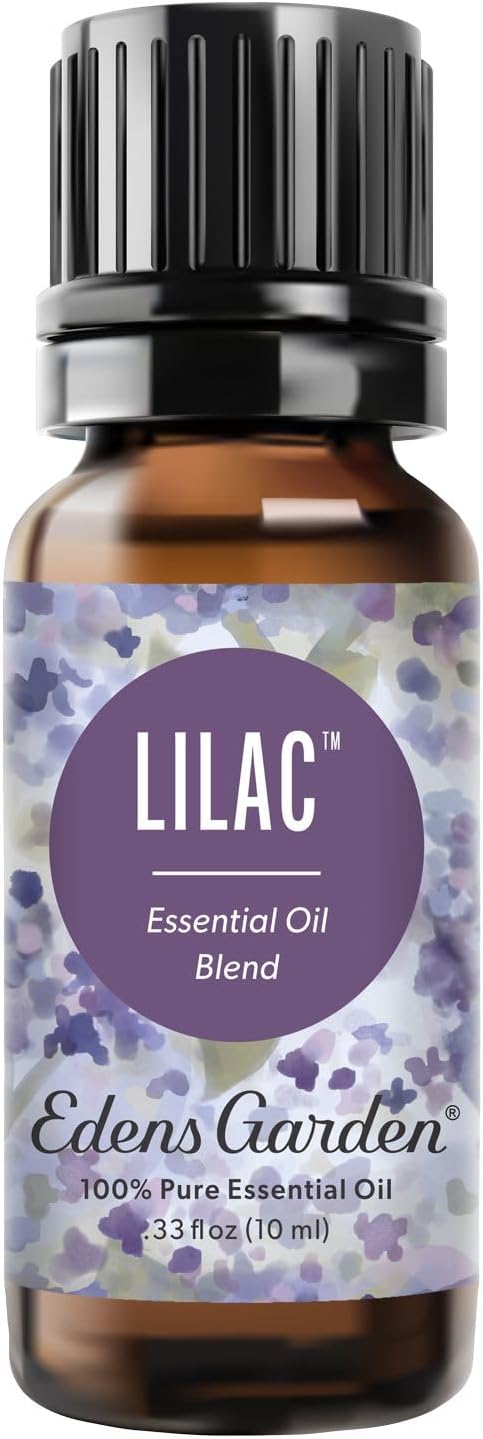 Edens Garden Lilac Essential Oil Blend – 100% Pure Premium Grade, Synthetic-Free Freshie Scent Alternative, Undiluted, for Soap Making, Diffuser & Humidifiers, Floral Aromatherapy 10 ml (.33 fl oz) - Bloomnest