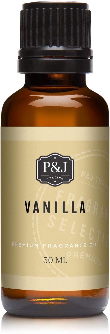 P&J Fragrance Oil - Vanilla 30ml - Candle Scents, Soap Making, Diffuser Oil, Aromatherapy - Bloomnest