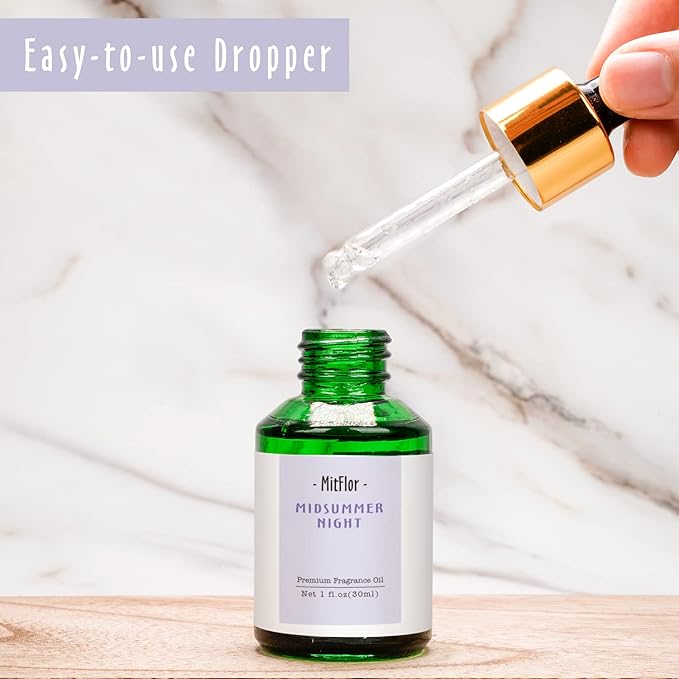 Midsummer Night Fragrance Oil, MitFlor Single Scented Oil, Large Size Premium Grade Fragrance Oil for Soap & Candle Making, Summer Aromatherapy Essential Oil, Home Fragrance, 30ml - Bloomnest