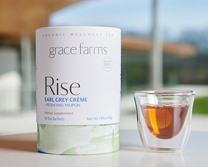 Grace Farms Organic Rise Wellness Blend Tea, 16 Ct - Bloomnest