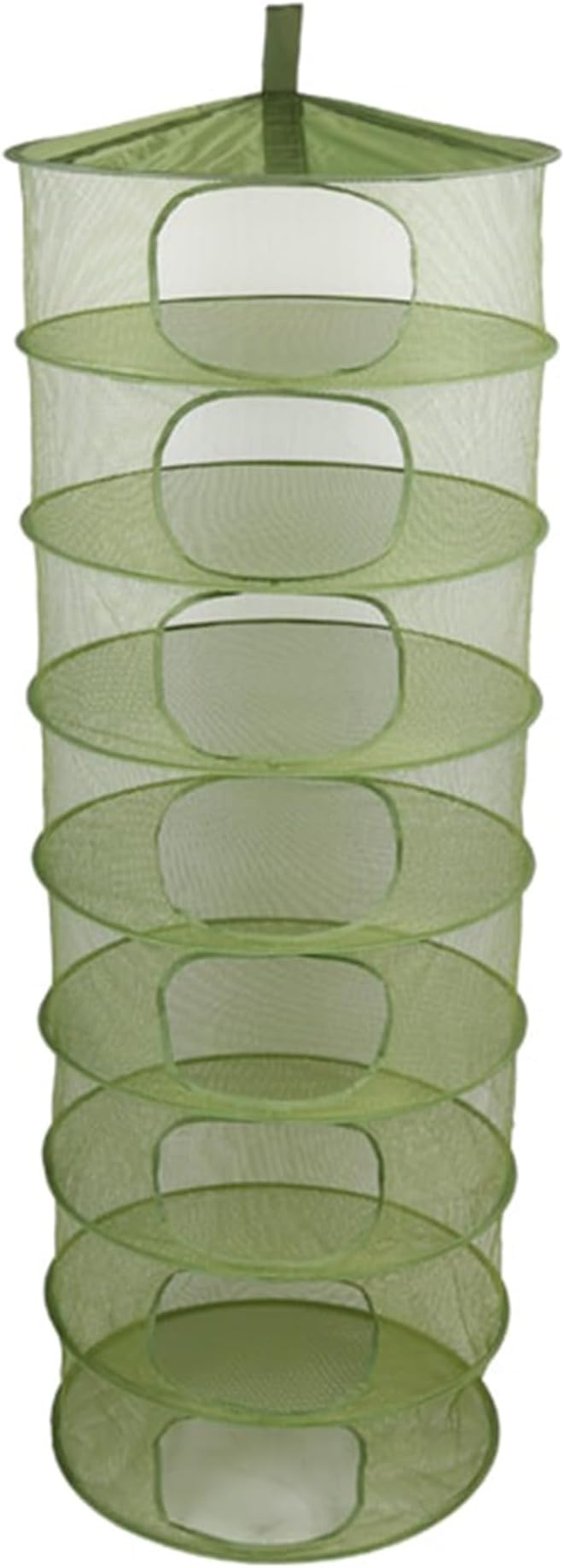Grow1 2ft Drying Rack 1-Piece Collapsible Mesh Herb and Flower Hanging Dryer with Carrying Case for Even Airflow and Secure Harvest Storage - Bloomnest