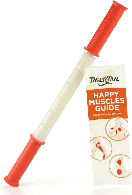 Tiger Tail The Stick - Bendy 15” Flexible Muscle Roller Stick for Myofascial Release & Trigger Points - Bendable Deep Tissue Massager for Legs, Back, Shoulders - Relieve Soreness & Improve Recovery
