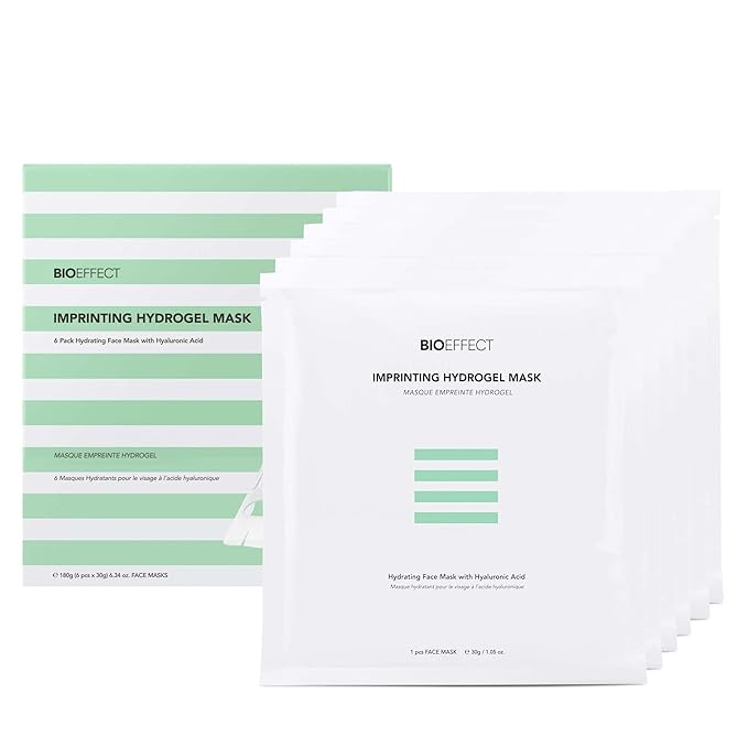 Bioeffect Imprinting Hydrogel Face Mask | Soothing Two-Part Hydrogel Mask for Intense Hydration, Plumper & Smoother-Looking Skin, 6 Masks - Bloomnest