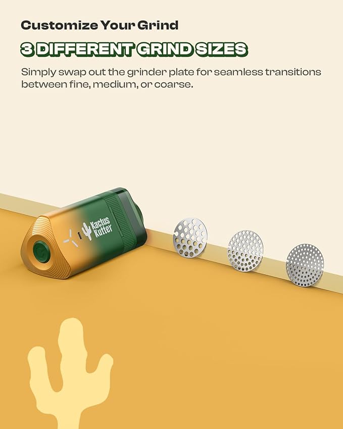 K2 Pro Electric Kitchen Grinder Automatic 3g Portable Spice Mill, Battery Powered Rechargeable Grinder For Kitchen Grinding up to 3 Grams - Gradient Green - Bloomnest
