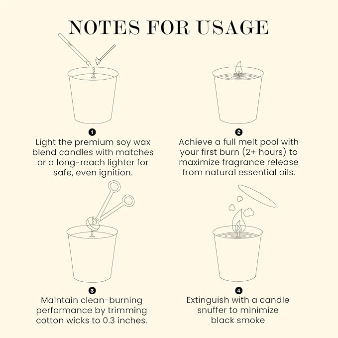 M&SENSE Natural Soy Candle| City Oasis | 16.6 oz, 95H Burn | Minimalist Scented Candle for Relaxation, Gifting, Home Décor | for Bedroom, Office, Party Large - Bloomnest