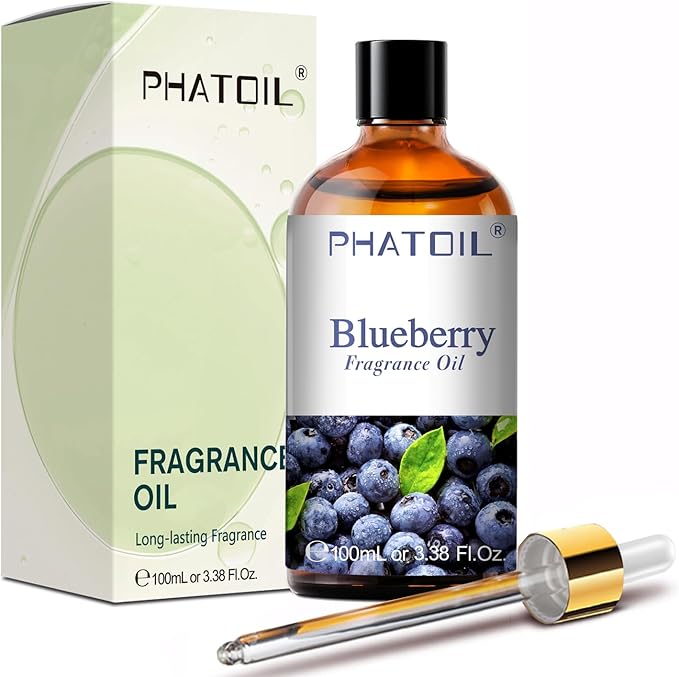 PHATOIL Blueberry Fragrance Oils for Aromatherapy, 3.38FL.OZ Diffuser Oils for Home, Perfect for Aromatherapy, Humidifiers, Yoga, DIY Candle and Soap Making - 100ml - Bloomnest
