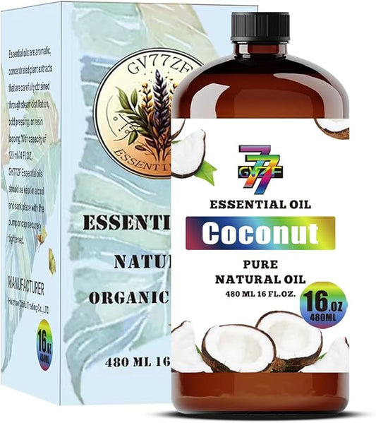 Coconut Essential Oil (16 oz/480 ml) — Coconut Oils for Aromatherapy, diffusers, humidifiers, Home fragrances, DIY Skin Care, Soap Making, DIY Candle, Yoga, and Meditation - Bloomnest