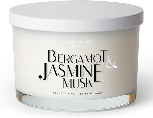 Scented Candles for Home - Large 3 Wick Jar Candles - Natural Soy Wax Candles Gifts for Women & Men - Aromatherapy Aesthetic Candles - Bloomnest