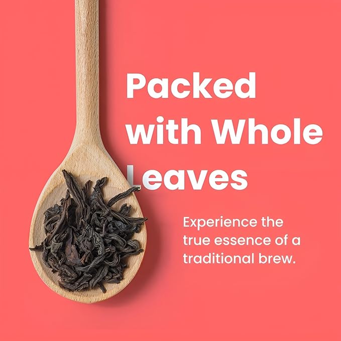 Teaniru, Apple Cinnamon Black Tea - Pure Leaf Tea |100 Pyramid Tea Bags, Individual Sachets | Energy Tea - Low Caffeine | 100% Natural Ingredients - Brew Hot or Cold | Thanks Giving - Bloomnest