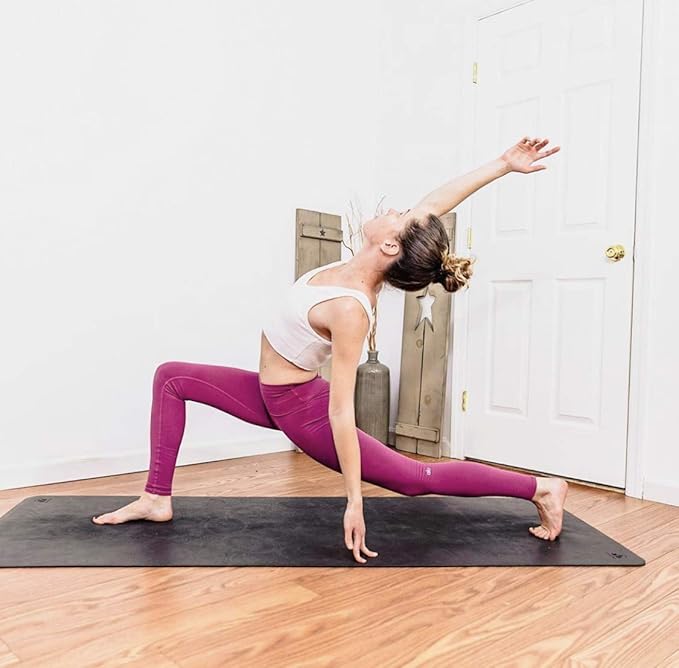 Clever Yoga Liquid Balance Thick Yoga Mat - Pro Exercise Yoga Mat with Non-Slip Surface for Home Gym, Earth-Friendly & Recyclable Pilates and Workout Pad Women & Men, 4.5 mm - Bloomnest