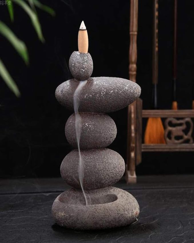 Backflow Incense Cones Dragons Blood - (40 Inscents-Hem Cones Waterfall) - Sweet Amber Mystical Dragon Blood Cones | Thick Cloudy Incense Fountain Waterfall. - Bloomnest