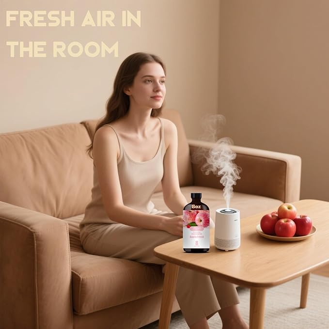 Apple Fragrance Oil-Apple Essential Oil 8.33oz (250ml)-100% Pure Natural Scent for Diffusers, Candles, Soap Making & Aromatherapy-Relaxing Home & Gift Essential Oil for Bath, Massage - Bloomnest