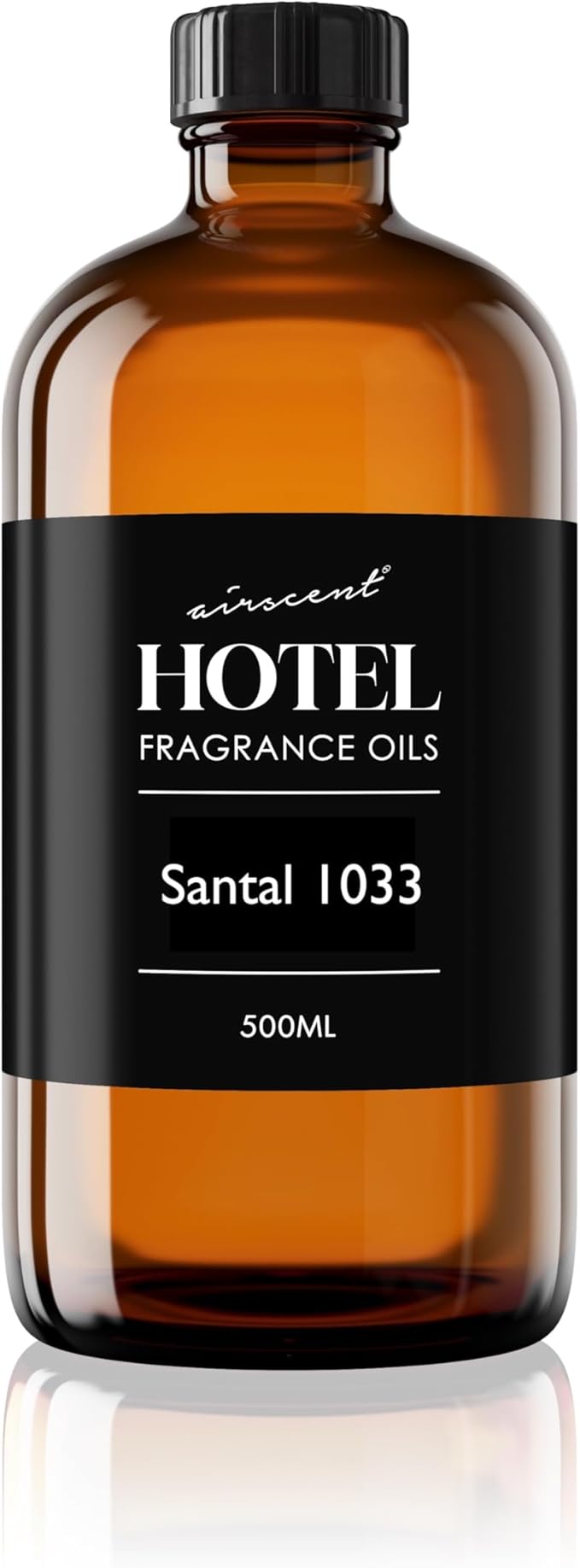 AirScent Santal Diffuser Oil No. 1033 - Santal-33 Inspired Perfume Dupe - Premium Fragrance Oil Blend for Ultrasonic and Waterless Diffusers and Crafting - 500 mL, 16.9 fl oz Glass Bottle - Bloomnest