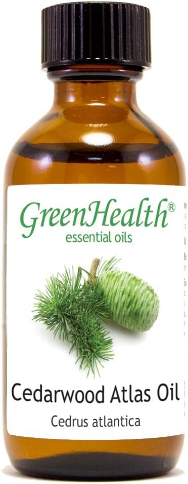 2 fl oz - Cedarwood Atlas Essential Oil - 100% Pure Essential - GreenHealth Greenals