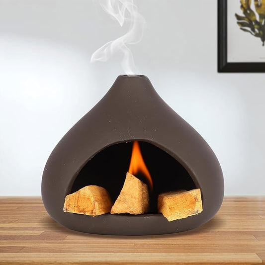 Palo Santo Holder, A Mini Chimney for Burning Palo Santo Sticks and Sage, Chimeneas Incense Holder, Cone Burner, Smudge Bowls for Yoga and Meditation Rooms, Incense Bowls - Bloomnest