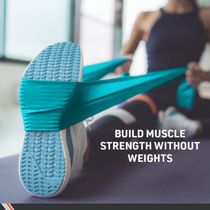 Body Sport Exercise Bands - Resistance Bands in 50 yard Rolls for Fitness, Stretching, or Physical Therapy - Bloomnest