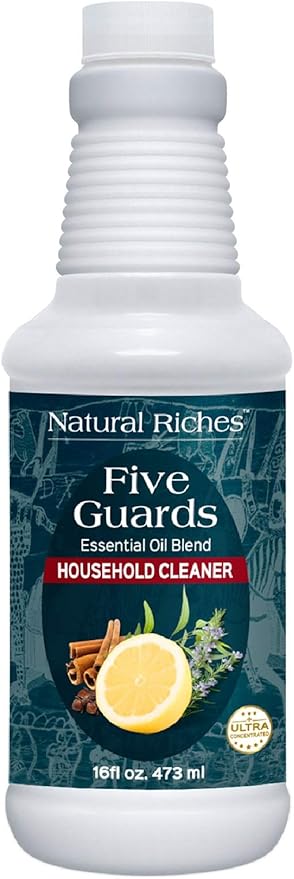 Natural Riches Household Cleaner Concentrate Five Guards from The Tales of French stories of Thieves Essential oil blend household cleaner - 16 fl oz - Bloomnest