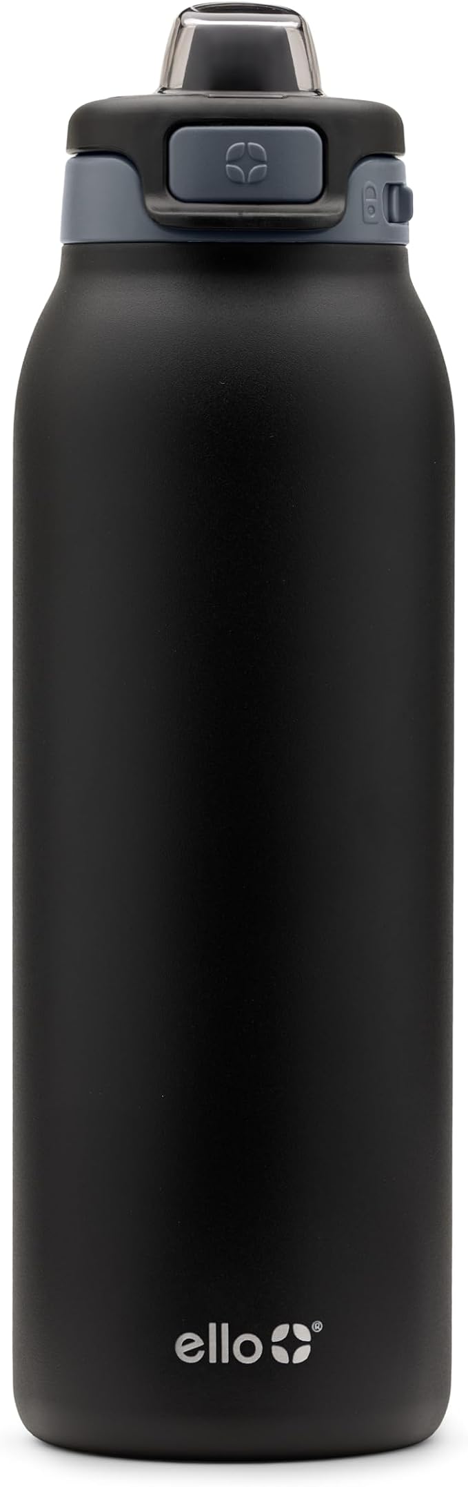 Ello Pop & Fill Insulated Stainless Steel Water Bottle with Quick Fill Lid, Leakproof Locking, Sip or Chug Spout, BPA-Free, Double Wall Vacuum Insulated for Sports, Travel & School- 22oz / 32oz / 40oz Ello