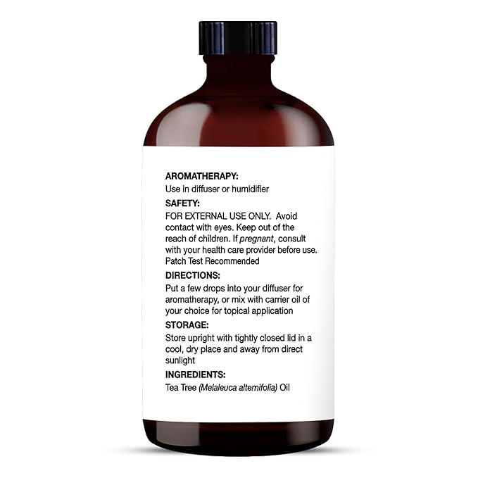 Majestic Pure Tea Tree Essential Oil with Glass Dropper - Huge 4 Fl Oz - 100% Pure and Natural Tea Tree Oil - Premium Grade Essential Oils for Diffuser, Aromatherapy, Soap and Candle Making - Bloomnest
