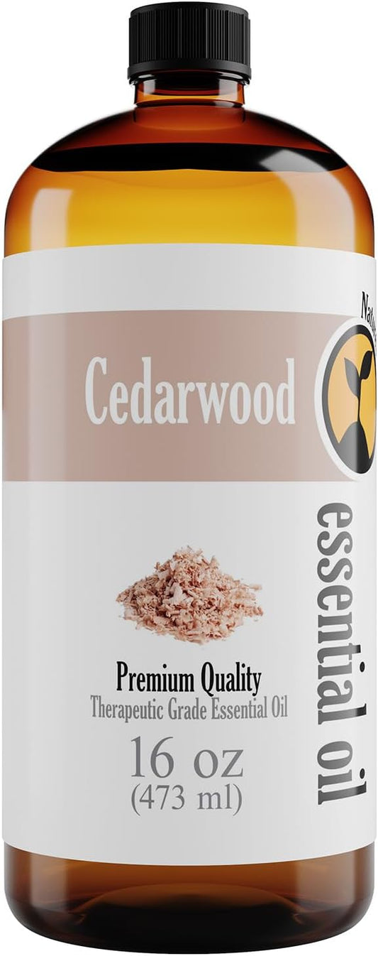16oz Cedarwood Essential Oil - Therapeutic Grade for Diffuser, Soap Making, Aromatherapy, Candle Making - Bloomnest