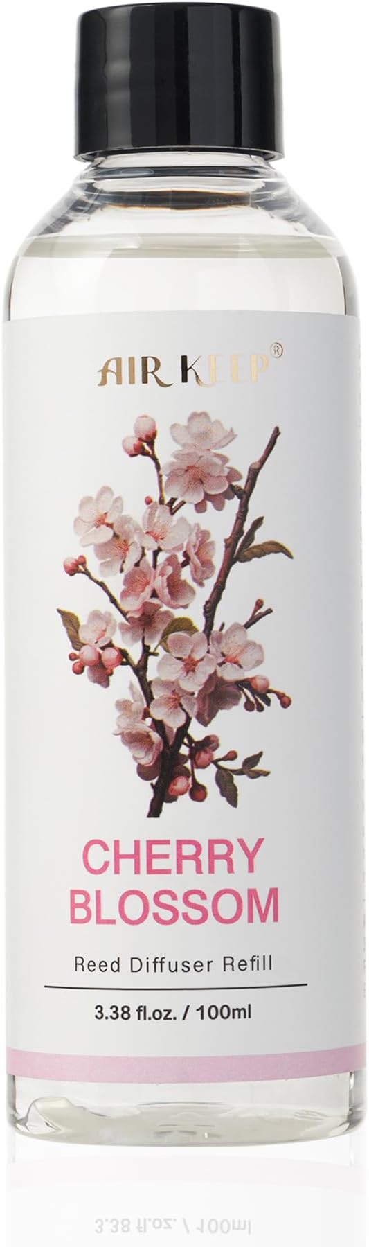 Airkeep Reed Diffuser Oil Refill/Cherry Blossom 3.38oz（100ml/1 Pack/Scented Oil Refill for Reed Diffuser Home Fragrance for Bedroom, Bathroom Office Home Decor - Bloomnest