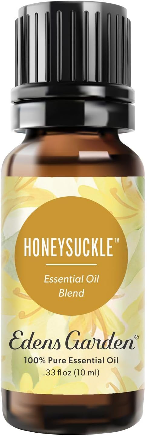 Edens Garden Honeysuckle Essential Oil Blend – 100% Pure Therapeutic Grade, for Diffuser, DIY Soap & Candle Making, Clean, Synthetic-Free & Natural, Plant-Based, Gift for Women 10 ml (.33 fl oz) EdensGarden