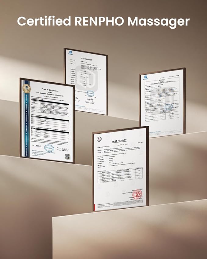 RENPHO Foot Massager Machine with Heat, 3 Air Compression Modes & Levels, Full-Foot Kneading Shiatsu Foot Massage for Plantar Fasciitis & Neuropathy, for Women & Men Size up to 13