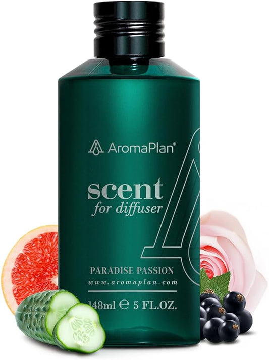 AromaPlan Hotel Scents, Paradise Passion 5 Fl Oz (148ml)- Home Luxury Aroma & Hotel Diffuser Oil-Hotel Diffuser Oil for Aromatherapy- USA Made, Bigger Bottle, Bolder Aroma & Longer Lasting - Bloomnest