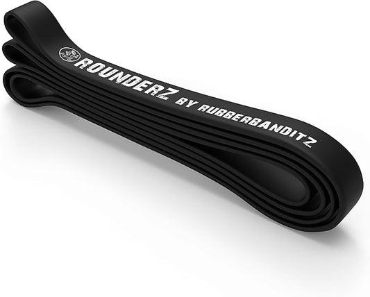 Rubberbanditz Rounded Edge Resistance Band | Compact and Light Weight Exercise Bands | Suitable for All Fitness Levels Users| Travel Friendly Resistance Bands for Working Out - Bloomnest