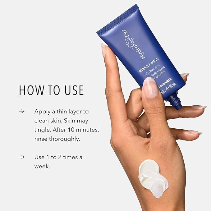 HydroPeptide Miracle Mask, Peptide Treatment to Lift, Glow & Firm, 0.5 Ounce - Bloomnest