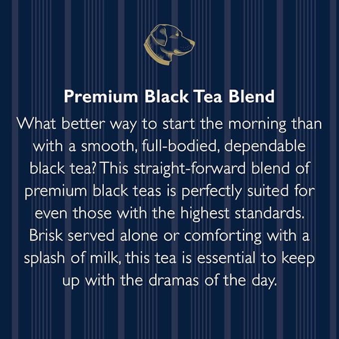 The Republic of Tea: Downton Grantham English Breakfast Black Tea, 36 Tea Bags Tin - Bloomnest