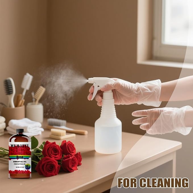 Rose Essential Oil, Rose Oil 16 Fl Oz 480ML for Diffuser Humidifier Yoga Cleaning DIY Candle Soap Making Essential Oils - Bloomnest