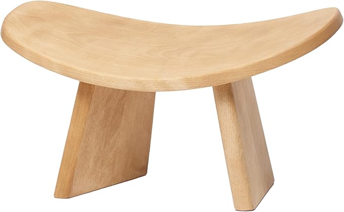 Meditation Bench IKUKO Original, Portable Version with Bag, Locally Handmade Wooden Kneeling Ergonomic Seiza Seat, Prana Yoga - 2 Colors, 3 Height Sizes - Bloomnest