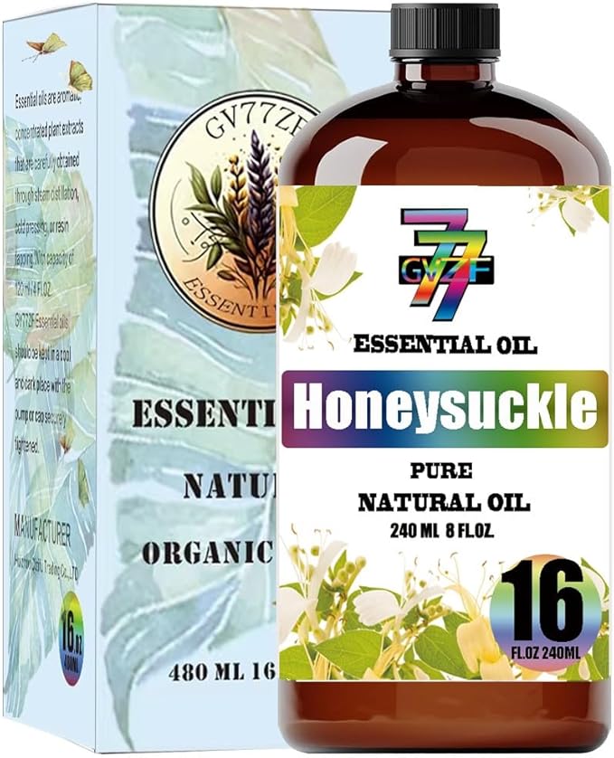 Honeysuckle Essential Oil (16 oz / 480 ml) – Honeysuckle Oils for diffusers, humidifiers, Home Baths, Cleaning Products, Yoga, DIY Soaps and DIY Scented Candles - Bloomnest