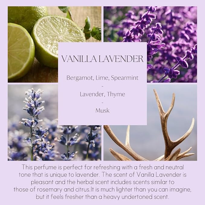 396 st. Peony Flower Reed Diffuser, Vanilla Lavender, 200ml(6.7oz) / Reed Diffuser Sets, Home Fragrance, Scented Oils, Home & Bathroom Décor - Bloomnest