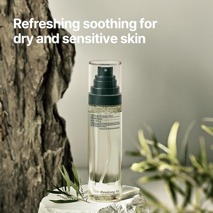 Pyunkang YUL PKY Calming Moisture Mist - Facial Spray with AHA & PHA, Tea Tree That Hydrates & Soothes - Astringent for Face - Korean Face Skin Care Mist for Sensitive Skin - 100ml 3.38 Fl.Oz. - Bloomnest