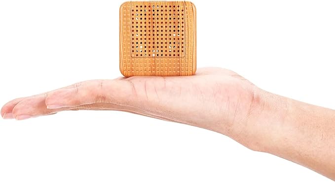 Weljoy Wood Grain Portable Diffuser for Essential Oils – Car or Travel, Mini Size, Quiet, Waterless, Re-Chargeable Battery or USB (Wood Grain) - Bloomnest